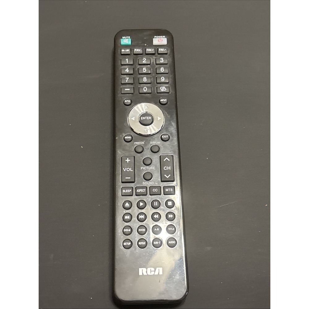 Genuine RCA TV DVD Combo Remote Control OEM Tested Working Black